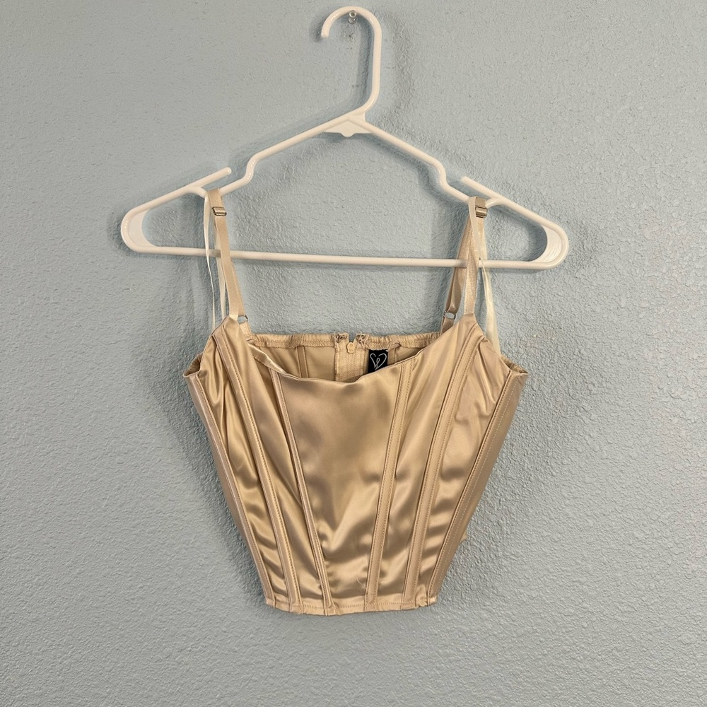 Cream Corset Top
